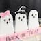 Glitzhome; Glitzhome® 10" Halloween Wooden Epoxy Ghosts Table Decor; Category:Halloween Tabletop Decor; Image:5
